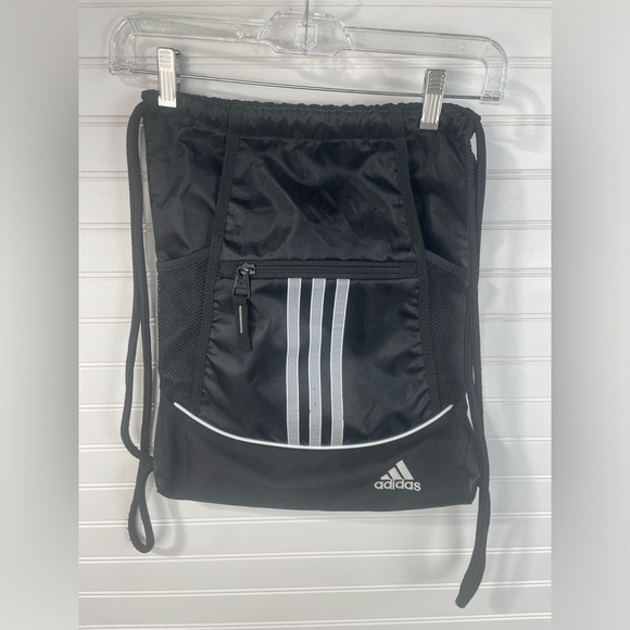adidas Accessories - Adidas Black Alliance Sackpack Tennis Sports Drawstring Closure Bag GUC